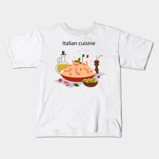 Italian Cuisine Kids T-Shirt